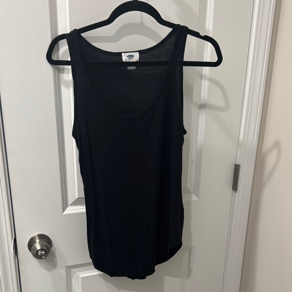 Old Navy Black Tank Top Classic Style